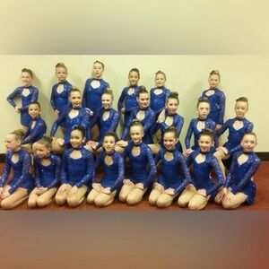 Sparkling Blue Dance Costume